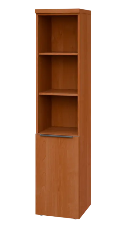 SIN 5 - 4DN3 kancelářská skříň, 1-dveřová/nika, levá, 1820x400x400, olše jantar SIN 5 - 4DN3 kancelářská skříň, 1-dveřová/nika, levá, 1820x400x400, olše jantar